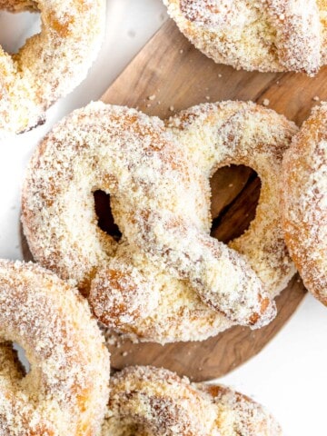 Soft pretzels with hard cider cheese.